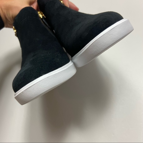 New! Cole Haan black suede side zip sneakers - Picture 9 of 11